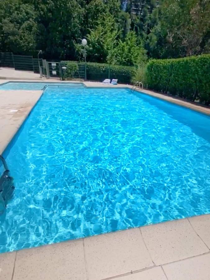 Appartement Luxe - 3 Pieces Avec Vue Mer, Piscine Et Tennis นีซ ภายนอก รูปภาพ