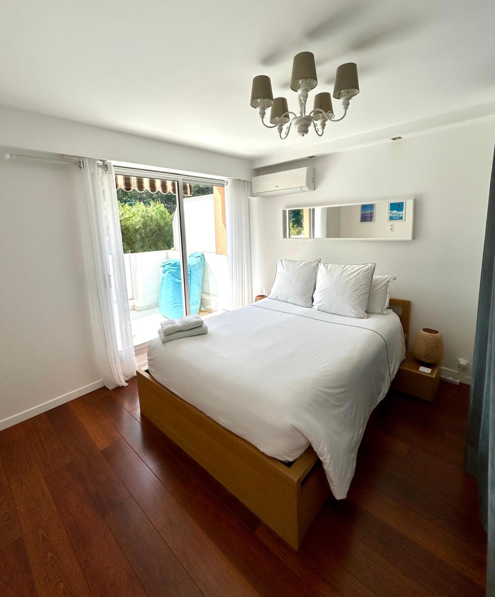 Appartement Luxe - 3 Pieces Avec Vue Mer, Piscine Et Tennis นีซ ภายนอก รูปภาพ